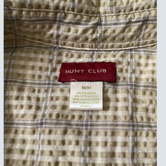 Hunt Club Short Sleeve Button Up Top - Picture 4 of 6